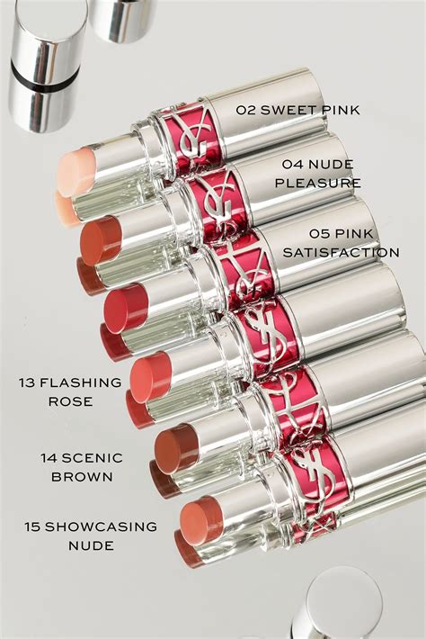 ysl 2018 lip gloss|YSL lip gloss chart.